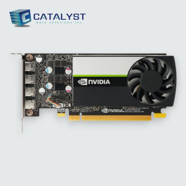 Dell D408X NVIDIA Quadro T1000 | 8GB GDDR6 Workstation Graphics Card – 4x Mini DisplayPort – High-Profile, Full-Height, Full-Length– OEM | NEW