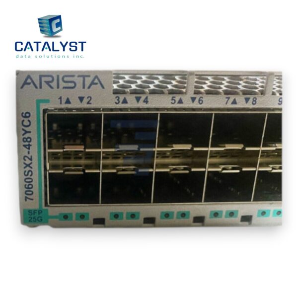 Arista DCS-7060SX2-48YC6-F | 48x 25GB SFP+ 6x 100GB QSFP | Front-to-Back Air Switch - Image 3