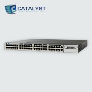 Cisco WS-C3750X-48P-S 48x Gigabit PoE+ Stackable Layer 3 Switch | IP Base | Enterprise-Grade