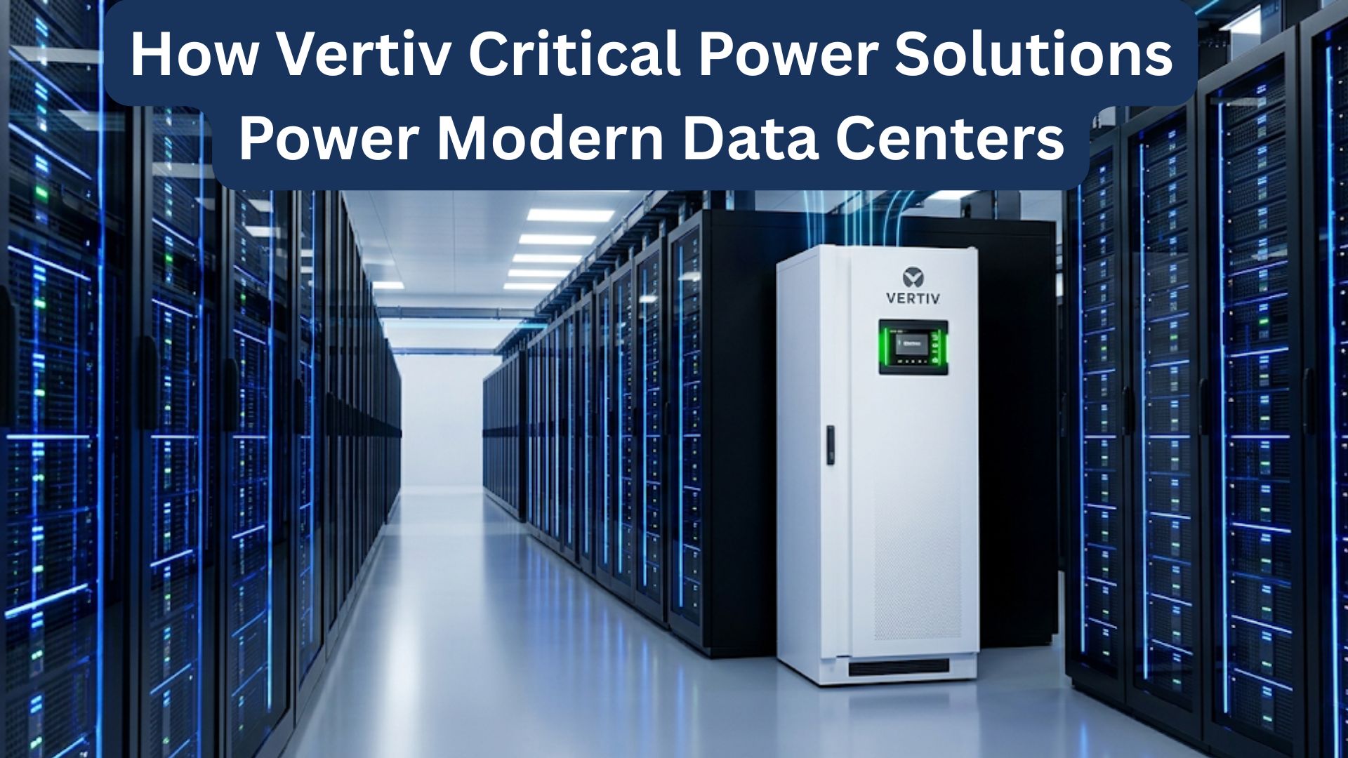 How Vertiv Critical Power Solutions Power Modern Data Centers
