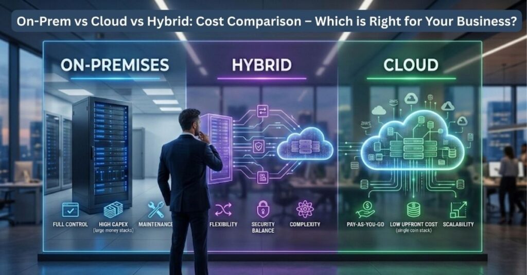 On-Prem vs Cloud vs Hybrid: Cost Comparison – Which is Right for Your Business?