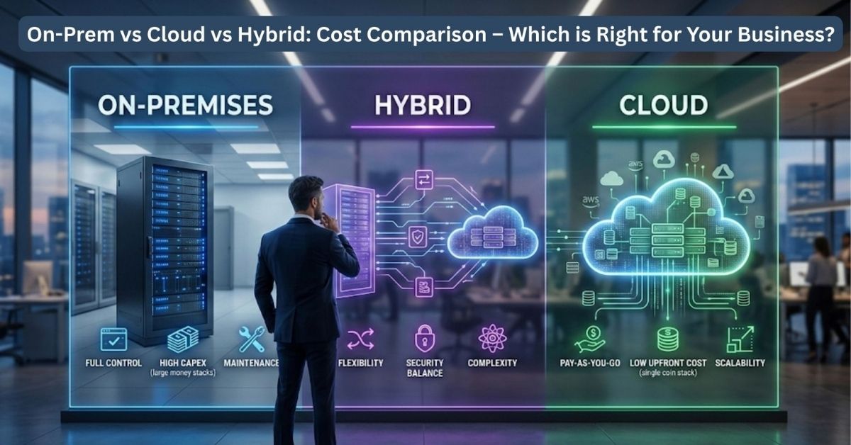 On-Prem vs Cloud vs Hybrid: Cost Comparison – Which is Right for Your Business?